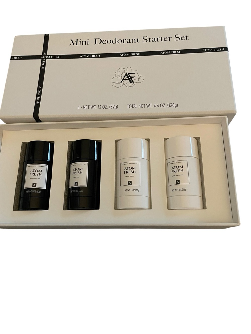 Atom Fresh Mini Deodorant Starter Set NWT